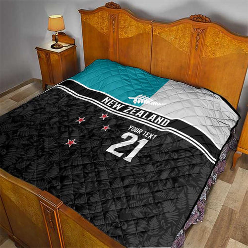 Custom NZ Cricket Pride Quilt Silver Fern Fan Supporter Apparel - Aussie Hoodie