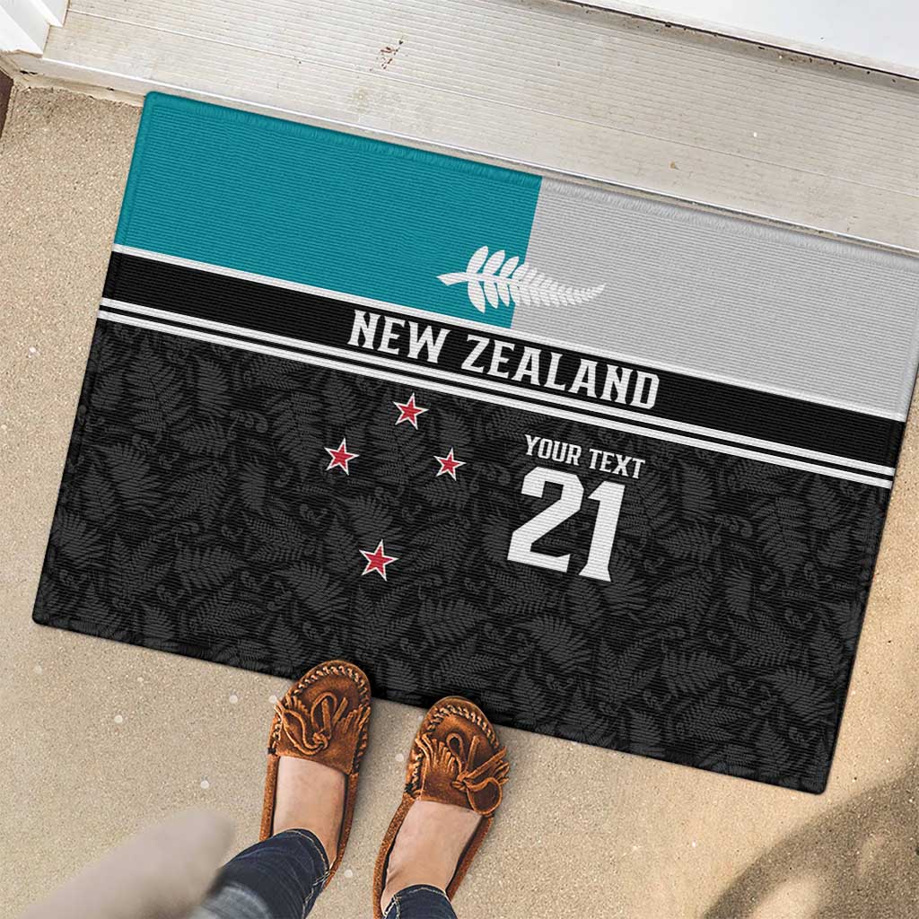 Custom NZ Cricket Pride Rubber Doormat Silver Fern Fan Supporter Apparel - Aussie Hoodie