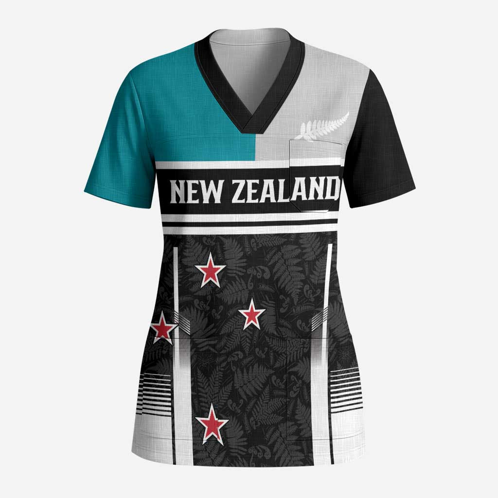 Custom NZ Cricket Pride Scrub Top Silver Fern Fan Supporter Apparel - Aussie Hoodie