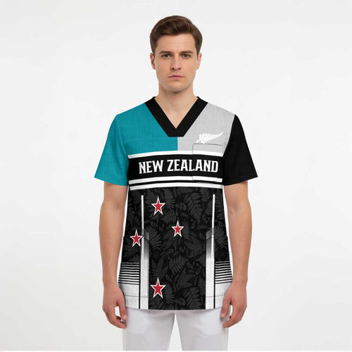 Custom NZ Cricket Pride Scrub Top Silver Fern Fan Supporter Apparel - Aussie Hoodie