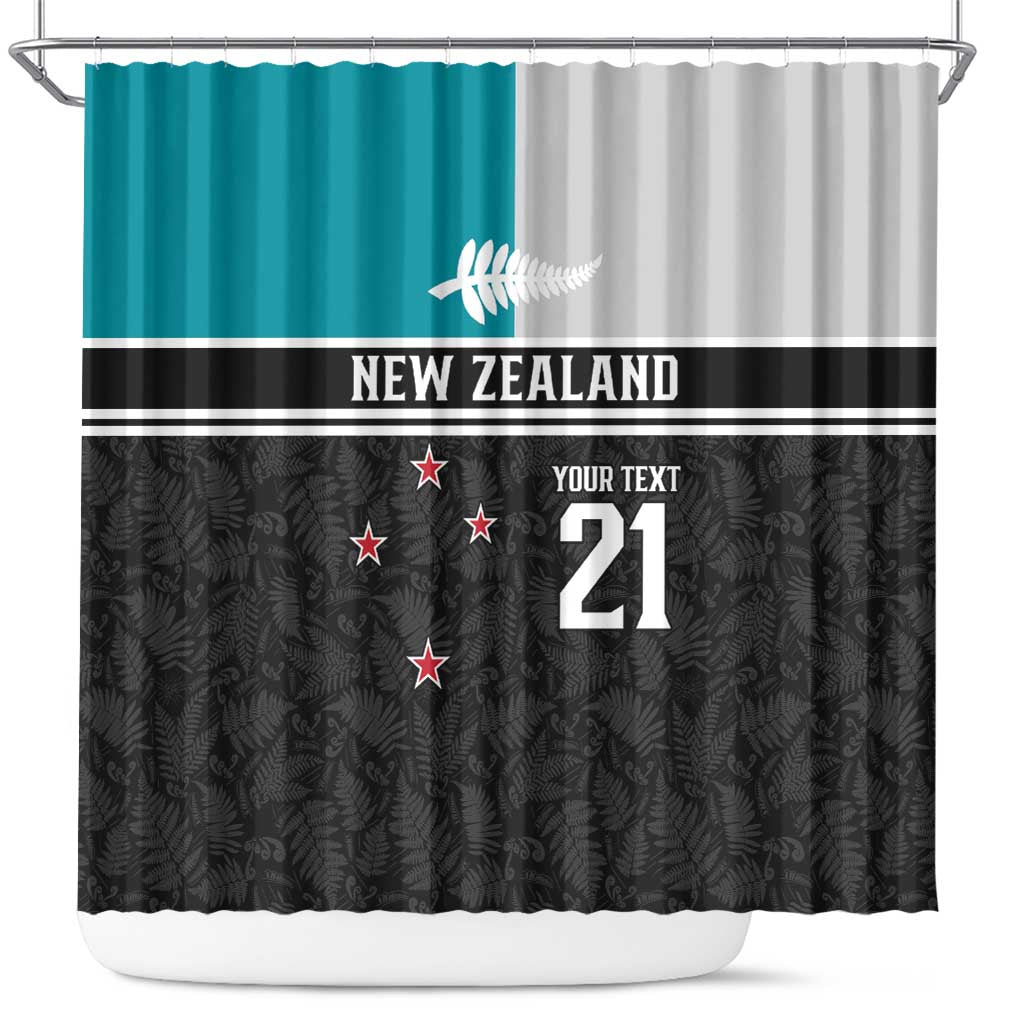 Custom NZ Cricket Pride Shower Curtain Silver Fern Fan Supporter Apparel - Aussie Hoodie