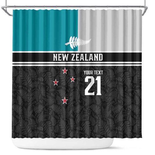 Custom NZ Cricket Pride Shower Curtain Silver Fern Fan Supporter Apparel - Aussie Hoodie