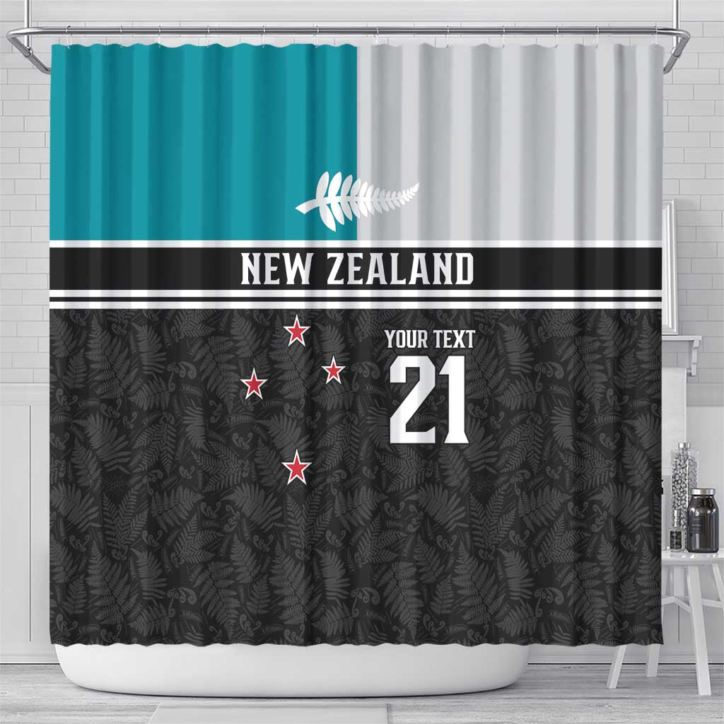 Custom NZ Cricket Pride Shower Curtain Silver Fern Fan Supporter Apparel - Aussie Hoodie