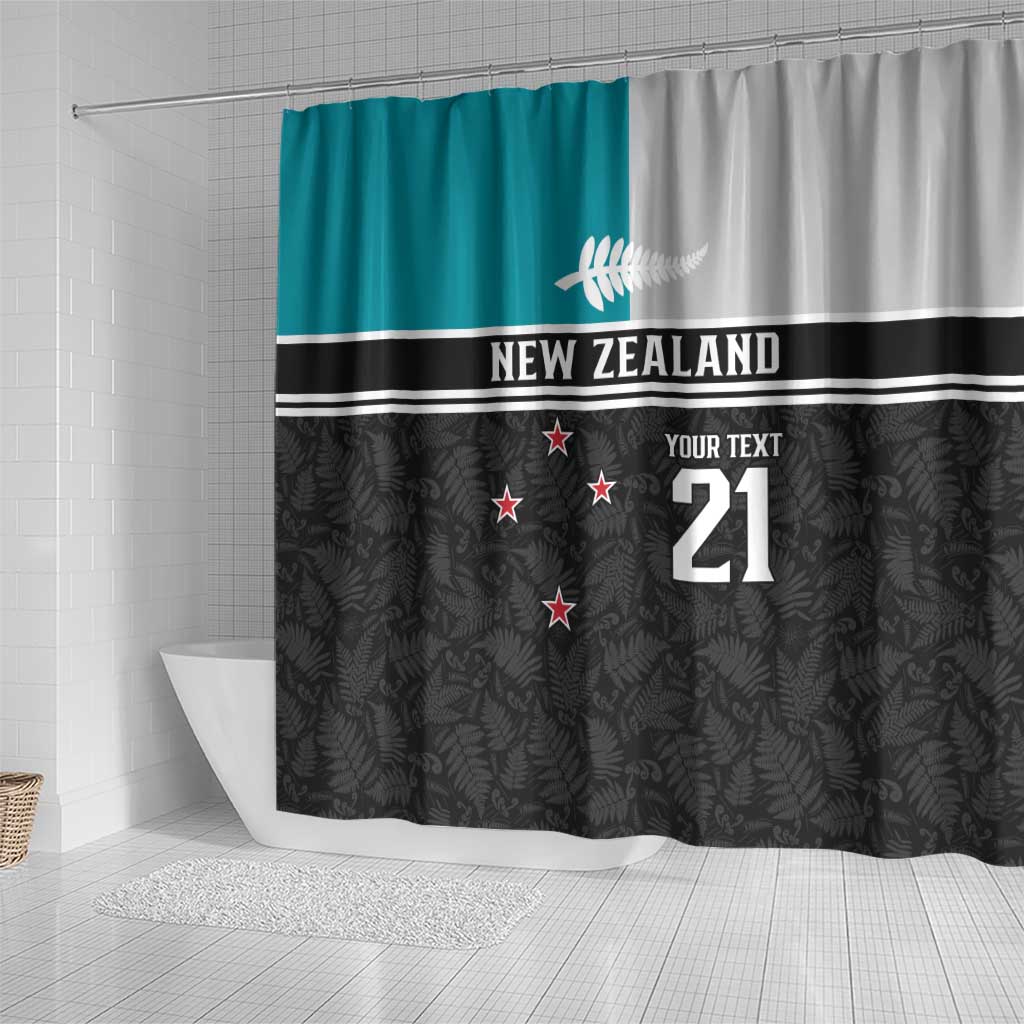 Custom NZ Cricket Pride Shower Curtain Silver Fern Fan Supporter Apparel - Aussie Hoodie