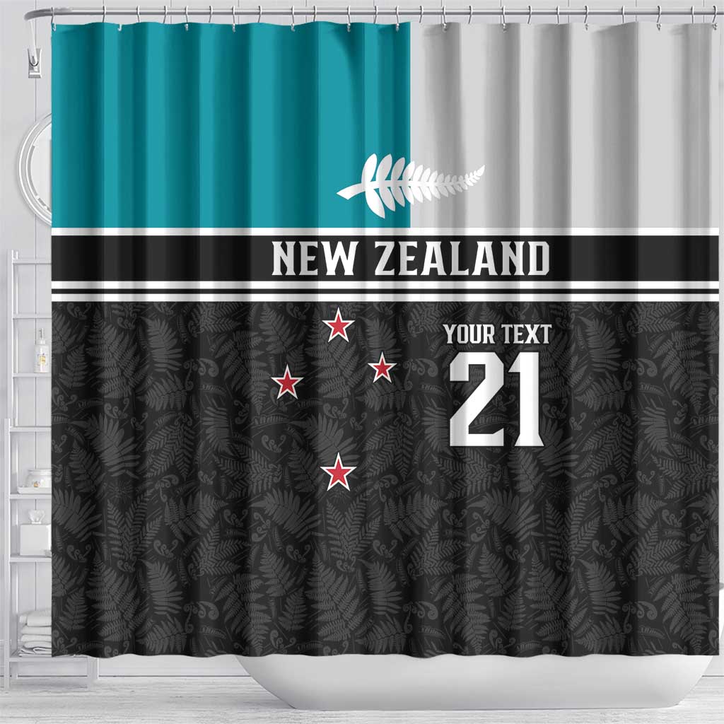 Custom NZ Cricket Pride Shower Curtain Silver Fern Fan Supporter Apparel - Aussie Hoodie
