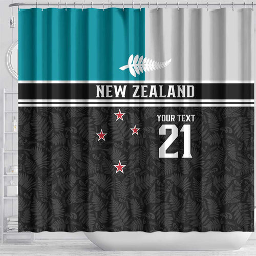 Custom NZ Cricket Pride Shower Curtain Silver Fern Fan Supporter Apparel - Aussie Hoodie