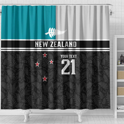 Custom NZ Cricket Pride Shower Curtain Silver Fern Fan Supporter Apparel - Aussie Hoodie