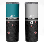 Custom NZ Cricket Pride Skinny Tumbler Silver Fern Fan Supporter Apparel - Aussie Hoodie