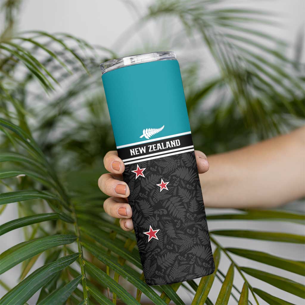 Custom NZ Cricket Pride Skinny Tumbler Silver Fern Fan Supporter Apparel - Aussie Hoodie