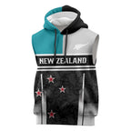 Custom NZ Cricket Pride Sleeveless Hoodie Silver Fern Fan Supporter Apparel - Aussie Hoodie