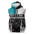 Custom NZ Cricket Pride Sleeveless Zip Hoodie Silver Fern Fan Supporter Apparel LT9