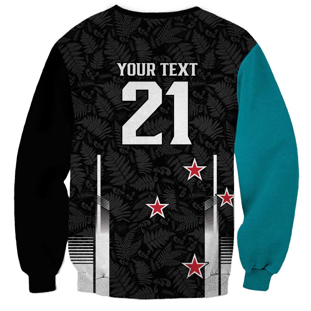 Custom NZ Cricket Pride Sweatshirt Silver Fern Fan Supporter Apparel - Aussie Hoodie
