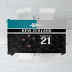 Custom NZ Cricket Pride Tablecloth Silver Fern Fan Supporter Apparel - Aussie Hoodie