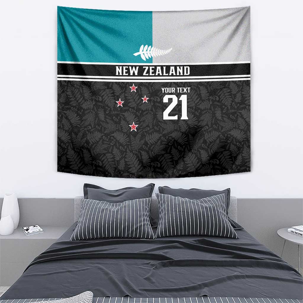 Custom NZ Cricket Pride Tapestry Silver Fern Fan Supporter Apparel - Aussie Hoodie