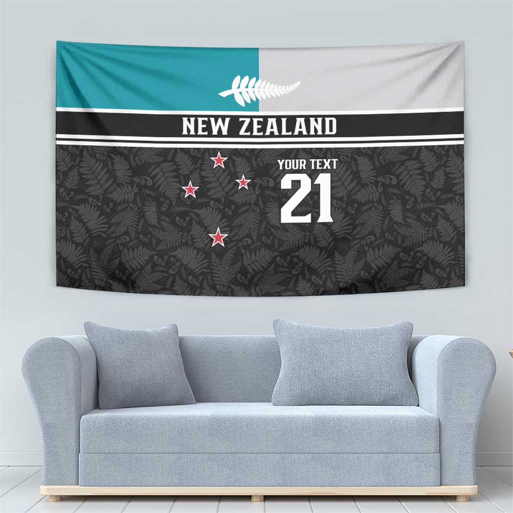 Custom NZ Cricket Pride Tapestry Silver Fern Fan Supporter Apparel - Aussie Hoodie