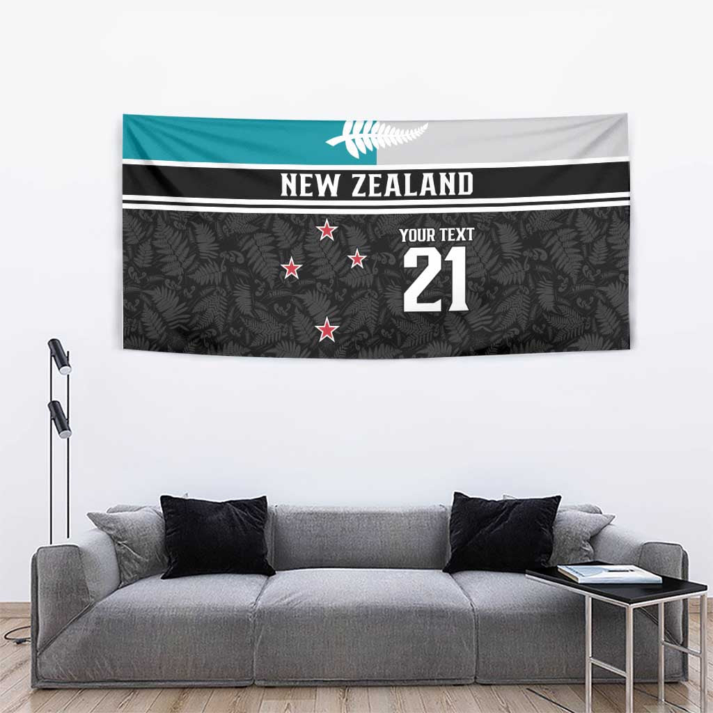 Custom NZ Cricket Pride Tapestry Silver Fern Fan Supporter Apparel - Aussie Hoodie