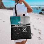 Custom NZ Cricket Pride Tote Bag Silver Fern Fan Supporter Apparel - Aussie Hoodie