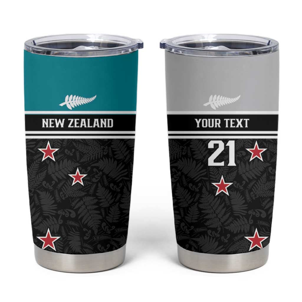 Custom NZ Cricket Pride Tumbler Cup Silver Fern Fan Supporter Apparel - Aussie Hoodie