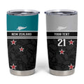 Custom NZ Cricket Pride Tumbler Cup Silver Fern Fan Supporter Apparel - Aussie Hoodie