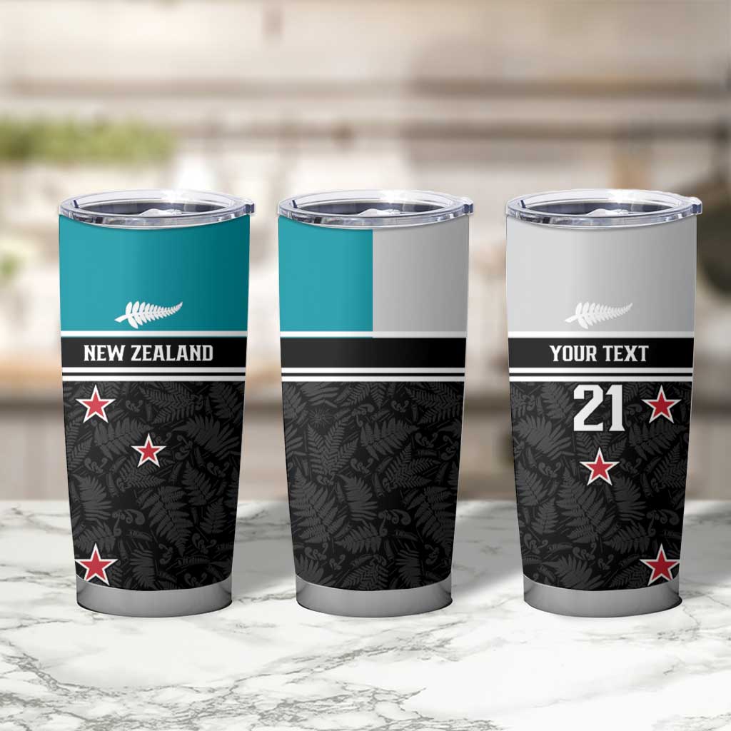 Custom NZ Cricket Pride Tumbler Cup Silver Fern Fan Supporter Apparel - Aussie Hoodie