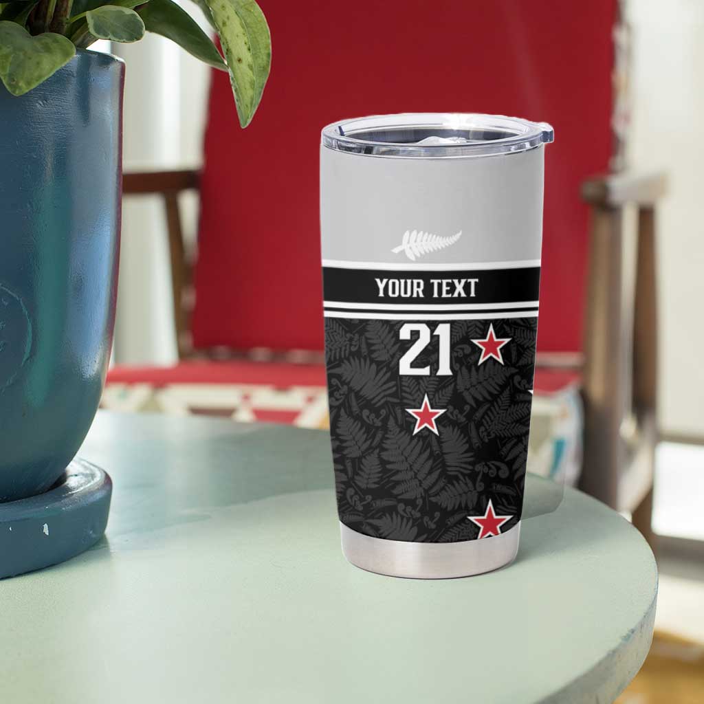Custom NZ Cricket Pride Tumbler Cup Silver Fern Fan Supporter Apparel - Aussie Hoodie
