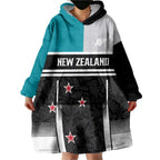 Custom NZ Cricket Pride Wearable Blanket Hoodie Silver Fern Fan Supporter Apparel - Aussie Hoodie