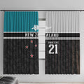 Custom NZ Cricket Pride Window Curtain Silver Fern Fan Supporter Apparel - Aussie Hoodie