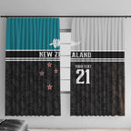 Custom NZ Cricket Pride Window Curtain Silver Fern Fan Supporter Apparel - Aussie Hoodie