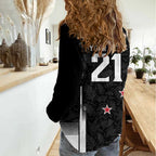 Custom NZ Cricket Pride Women Casual Shirt Silver Fern Fan Supporter Apparel - Aussie Hoodie