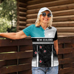 Custom NZ Cricket Pride Women Polo Shirt Silver Fern Fan Supporter Apparel - Aussie Hoodie