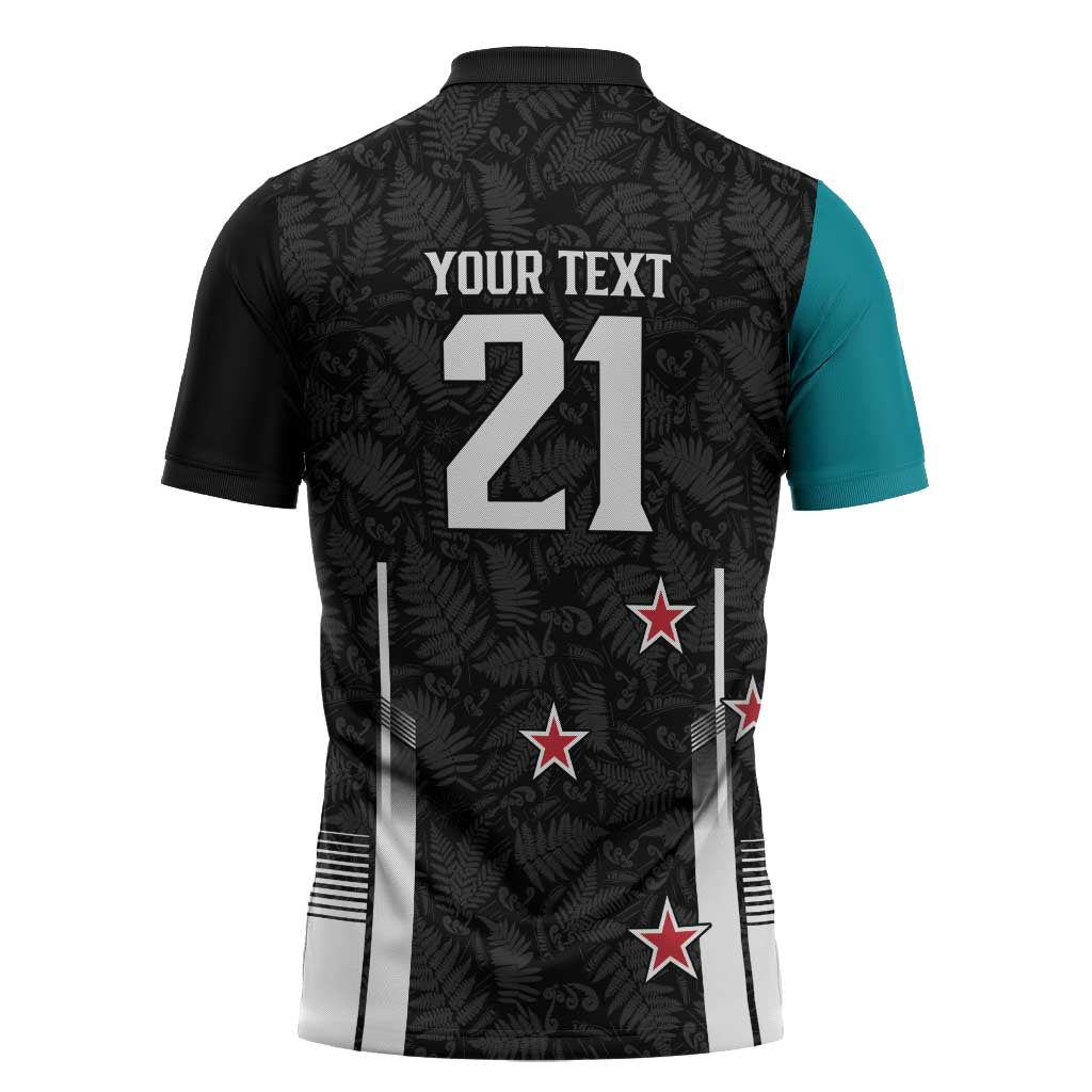 Custom NZ Cricket Pride Zipper Polo Shirt Silver Fern Fan Supporter Apparel - Aussie Hoodie