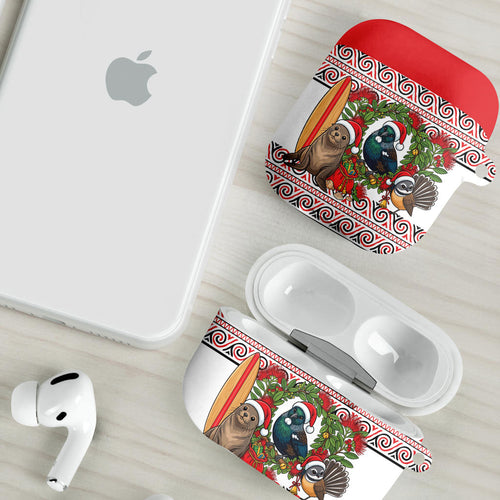 New Zealand Animal Christmas AirPods Case Maori Inspired Kowhaiwhai Patterns
