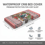 New Zealand Animal Christmas Baby Bed Cover Maori Inspired Kowhaiwhai Patterns