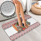 New Zealand Animal Christmas Bathroom Set Maori Inspired Kowhaiwhai Patterns