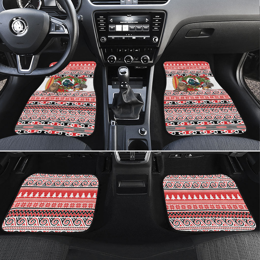 New Zealand Animal Christmas Car Mats Maori Inspired Kowhaiwhai Patterns
