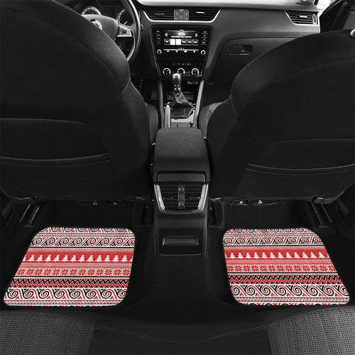 New Zealand Animal Christmas Car Mats Maori Inspired Kowhaiwhai Patterns