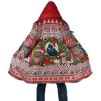 New Zealand Animal Christmas Cloak Maori Inspired Kowhaiwhai Patterns