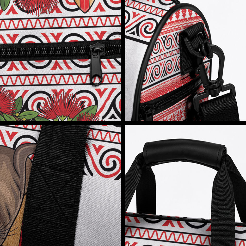 New Zealand Animal Christmas Duffle Bag Maori Inspired Kowhaiwhai Patterns