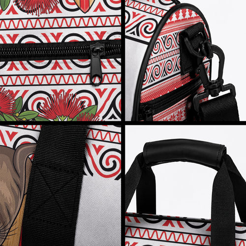 New Zealand Animal Christmas Duffle Bag Maori Inspired Kowhaiwhai Patterns
