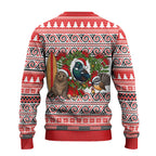 New Zealand Animal Christmas Ugly Christmas Sweater Maori Inspired Kowhaiwhai Patterns