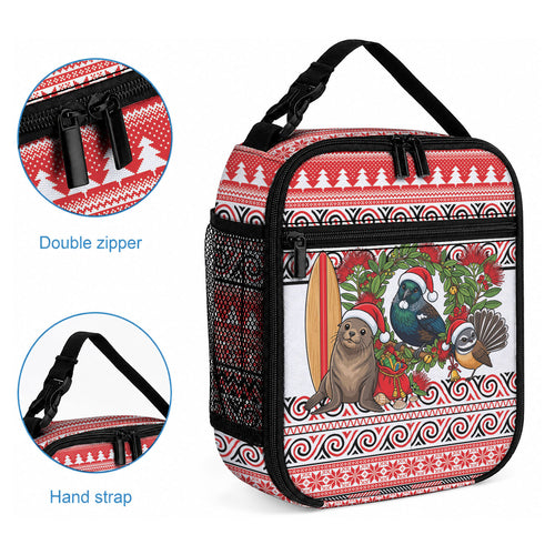 New Zealand Animal Christmas Lunch Bag Maori Inspired Kowhaiwhai Patterns