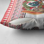New Zealand Animal Christmas Pillow Cover Maori Inspired Kowhaiwhai Patterns