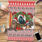 New Zealand Animal Christmas Puzzle Maori Inspired Kowhaiwhai Patterns