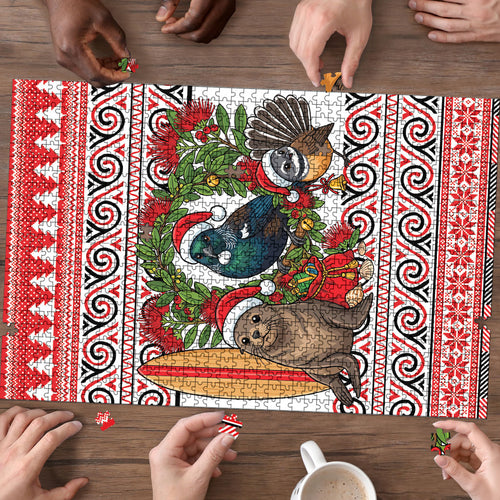 New Zealand Animal Christmas Puzzle Maori Inspired Kowhaiwhai Patterns