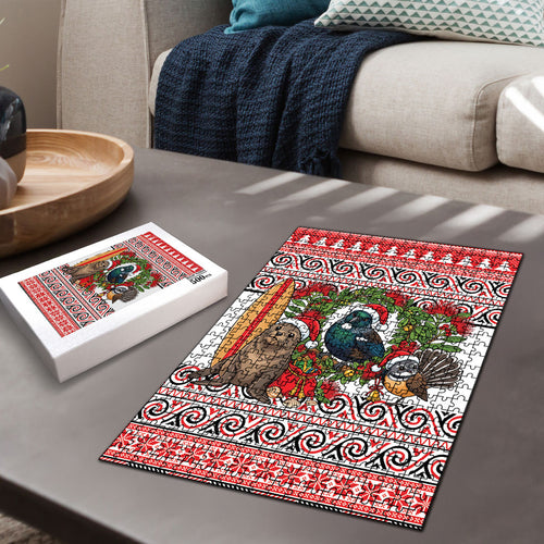 New Zealand Animal Christmas Puzzle Maori Inspired Kowhaiwhai Patterns