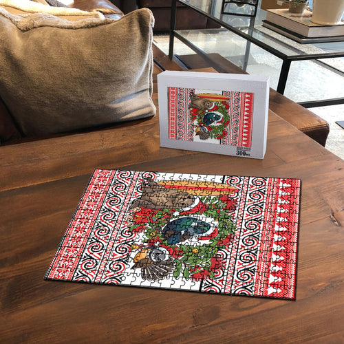 New Zealand Animal Christmas Puzzle Maori Inspired Kowhaiwhai Patterns