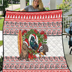 New Zealand Animal Christmas Quilt Maori Inspired Kowhaiwhai Patterns