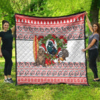 New Zealand Animal Christmas Quilt Maori Inspired Kowhaiwhai Patterns