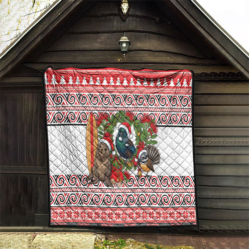 New Zealand Animal Christmas Quilt Maori Inspired Kowhaiwhai Patterns