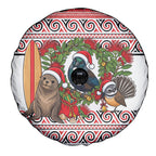 New Zealand Animal Christmas Spare Tire Cover Maori Inspired Kowhaiwhai Patterns